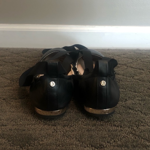 Sam Edelman Fallon Wraparound Tie Flat 7.5 Black - Picture 7 of 7